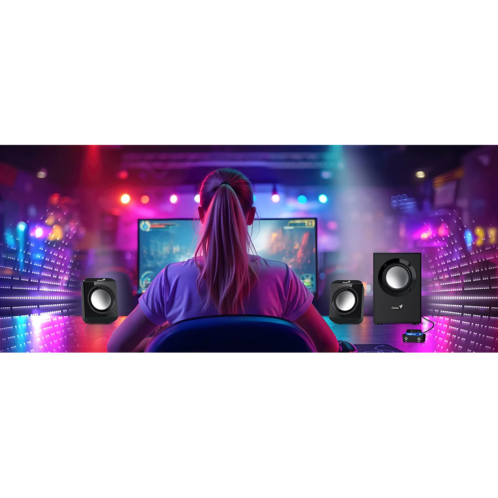 Комп'ютерна акустика GENIUS SW-2.1 300 II Black (31730053401) Частотний діапазон 200 - 18000