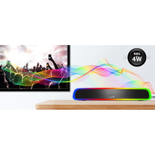Компьютерная акустика GENIUS USB SoundBar 200BT 4W Bluetooth RGB Black (31730045400)