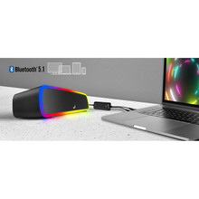 Компьютерная акустика GENIUS USB SoundBar 200BT 4W Bluetooth RGB Black (31730045400)