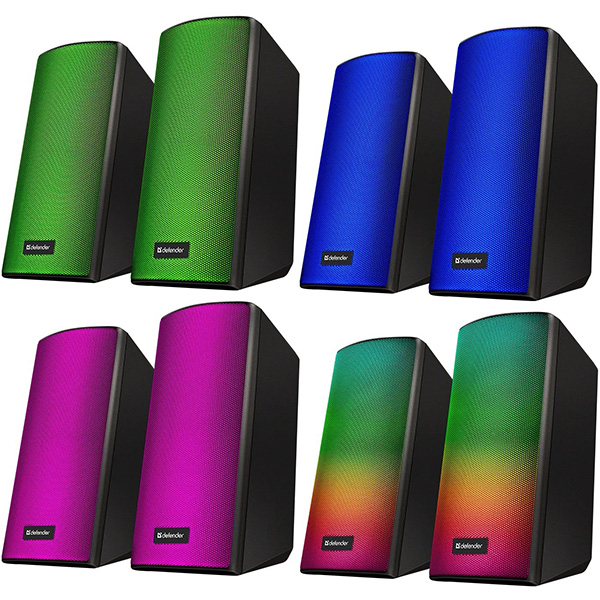 Колонки DEFENDER Spitfire Black (65047) Загальна вихідна потужність 6