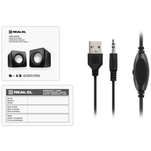 Колонки REAL EL S-13 Black