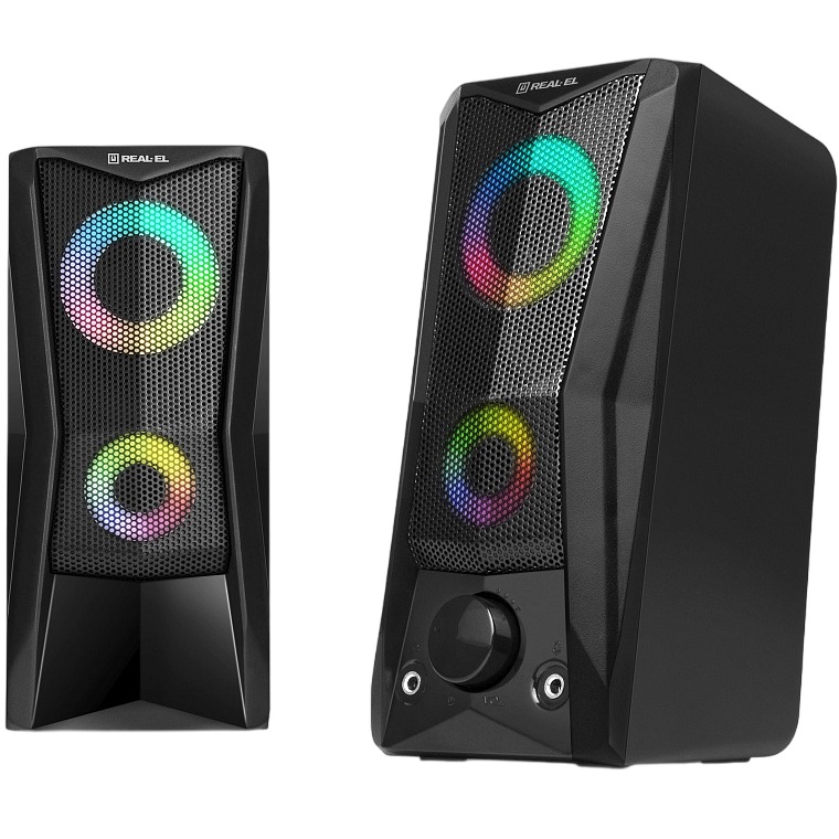 Колонки REAL EL S-107 Black Частотный диапазон 90 - 20000