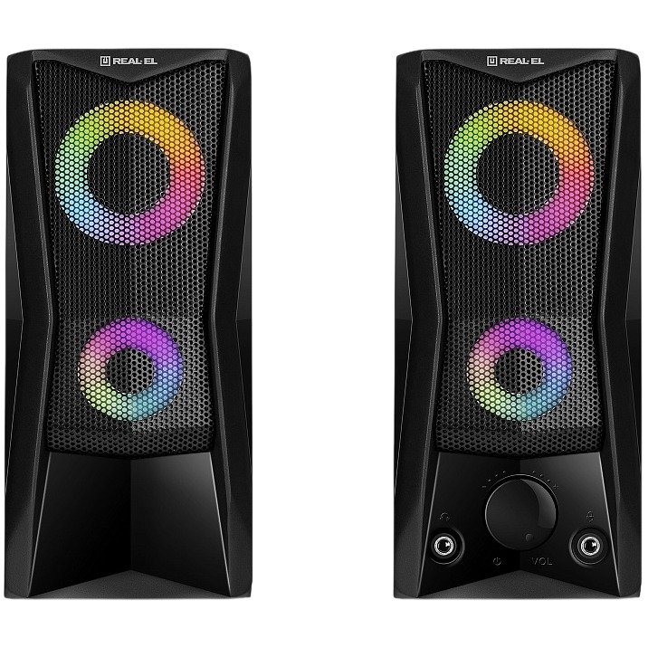 Колонки REAL EL S-107 Black Общая выходная мощность 6