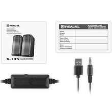 Колонки REAL EL S-135 Black