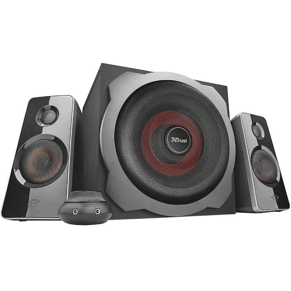 Колонки TRUST GXT 38 2.1 Subwoofer Speaker Set (19023) Общая выходная мощность 120