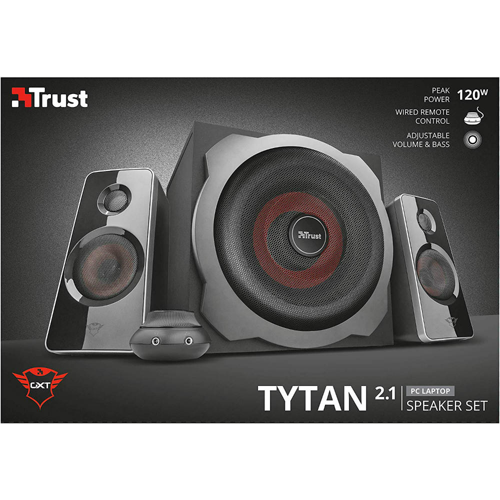 Фото Колонки TRUST GXT 38 2.1 Subwoofer Speaker Set (19023)