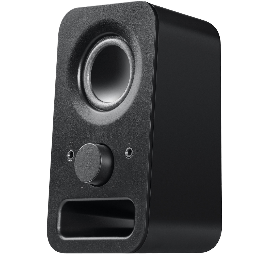 Компьютерная акустика LOGITECH Multimedia Speakers Z150 (black) Управление регулятор громкости