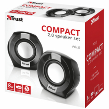 Колонки TRUST Polo Compact 2.0 Speaker Set black (20943)