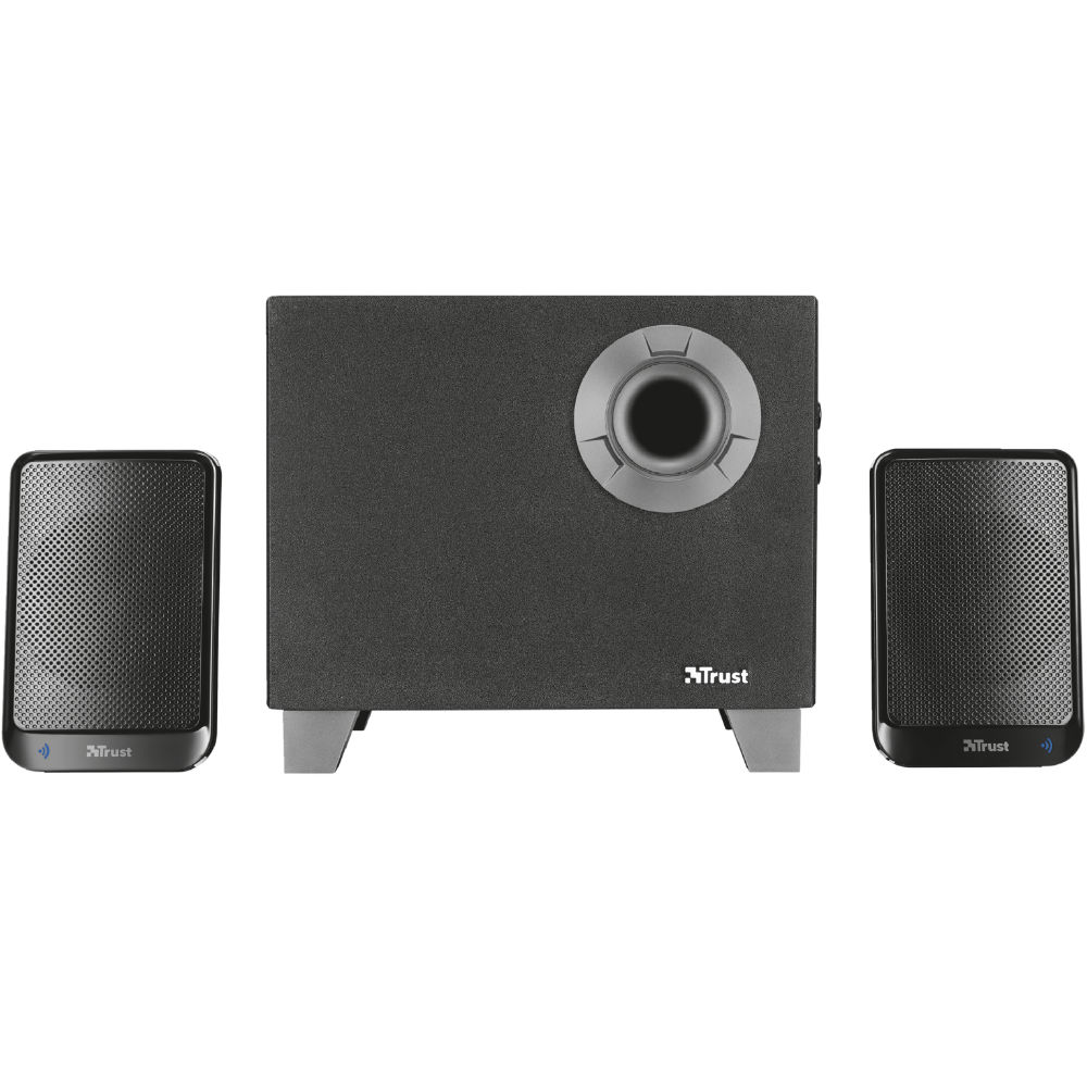 

Колонки TRUST Evon Wireless Speaker Set with Bluetooth (21184), Evon Wireless 2.1 Speaker Set with Bluetooth