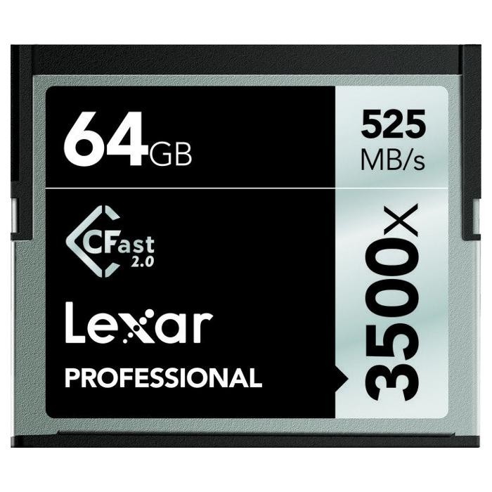 Карта пам'яті LEXAR 64GB 3500X Professional (LC64GCRBEU3500)