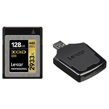 Карта пам'яті LEXAR XQD 128GB 2933X Professional + USB 3.0 reader (LXQD128CRBEU2933BN)