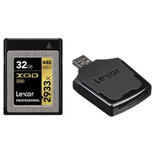 Карта пам'яті LEXAR XQD 32GB 2933X Professional + USB 3.0 reader (LXQD32GCRBEU2933BN)