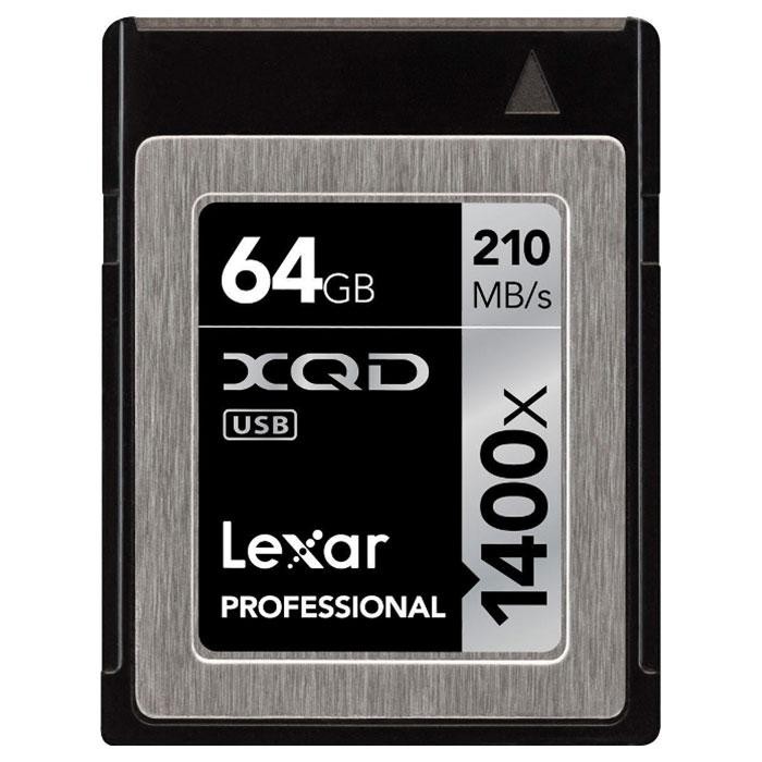 Карта памяти LEXAR XQD 64GB 1400X Professional (LXQD64GCRBEU1400)