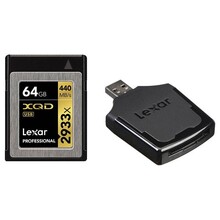 Карта пам'яті LEXAR XQD 64GB 2933X Professional + USB 3.0 reader (LXQD64GCRBEU2933BN)