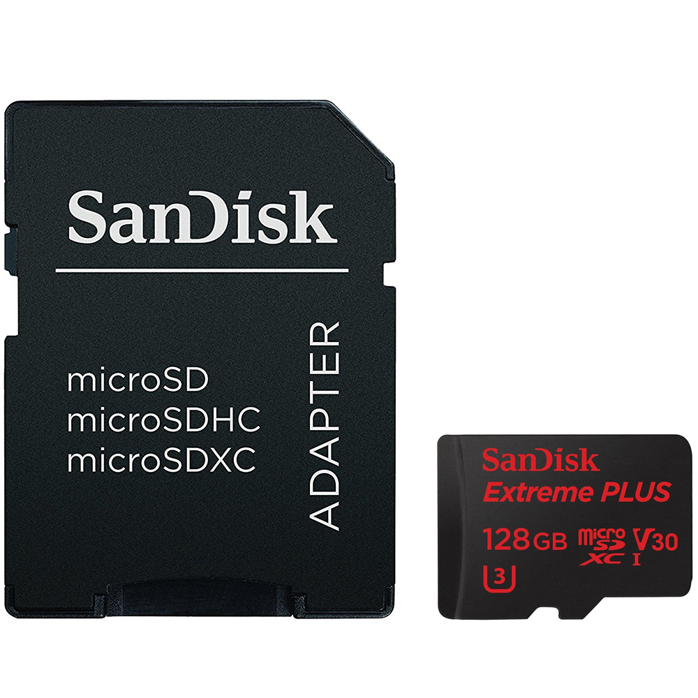 Карта пам'яті SANDISK EXTREME PLUS microSDXC 128GB (SDSQXWG-128G-GN6MA)