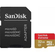 Карта памяти SANDISK Extreme microSDHC 32GB (SDSQXVF-032G-GN6AA)