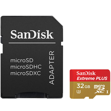 Карта памяти SANDISK Extreme Plus microSDHC 32GB (SDSQXWG-032G-GN6MA)