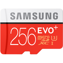 Карта пам'яті SAMSUNG microSDXC 256GB PLUS EVO UHS-I + адаптер - акція (MB-MC256DA/APC)