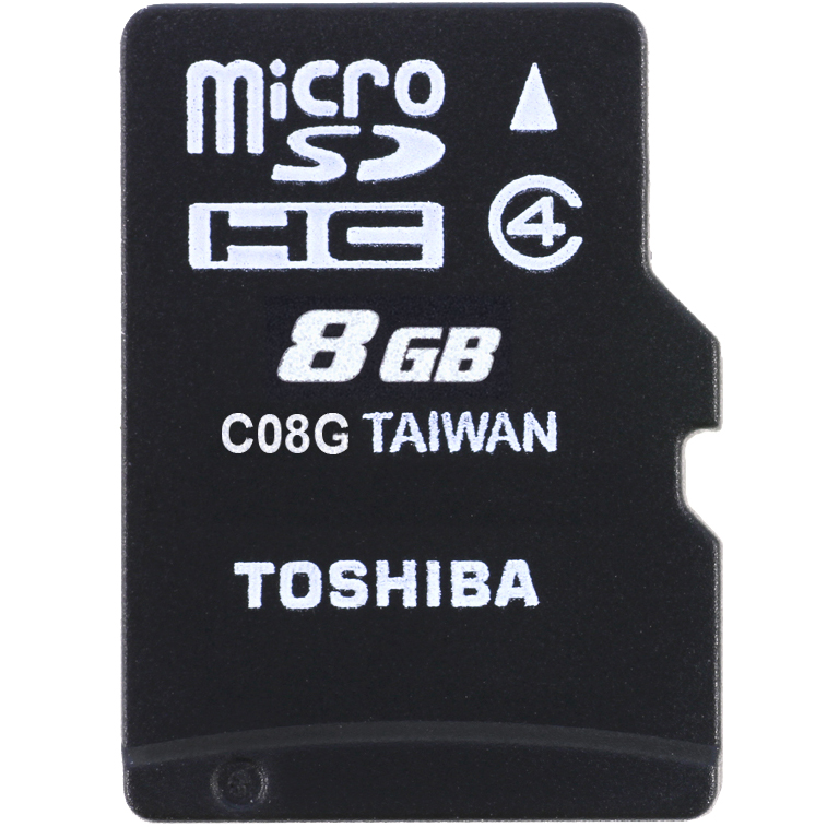 Карта пам'яті TOSHIBA M102 microSDHC 8 GB Class 4 (THN-M102K0080M4)