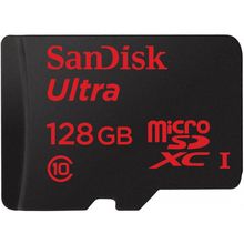 Карта пам'яті SANDISK 128GB microSDXC C10 UHS-I R80MB/s Ultra (SDSQUNC-128G-GN3MN)