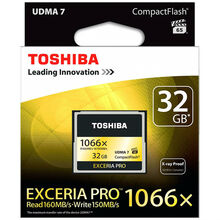 Карта пам'яті TOSHIBA 1066X 32GB Compact Flash (CF-032GSG(BL8)