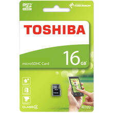 Карта пам'яті TOSHIBA microSDHC 16 Gb Class 4 THN-M102K0160M4