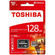 Карта памяти TOSHIBA microSDXC 128 Gb Class 10 THN-M302R1280EA