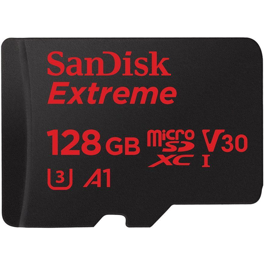 Карта пам'яті SANDISK microSDXC 128GB Extreme A1 C10 V30 UHS-I U3 (SDSQXAF-128G-GN6MA) Тип карти micro-SDXC