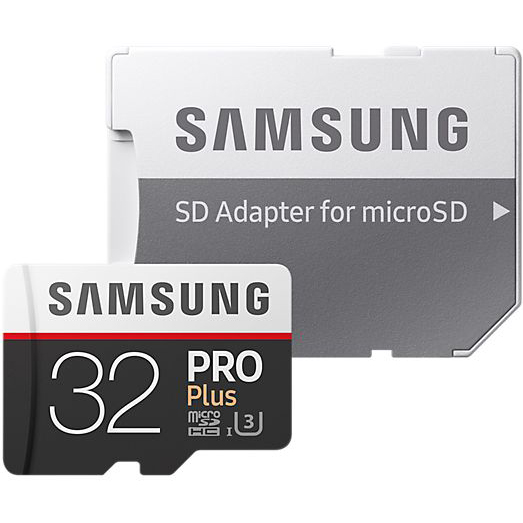 Карта пам'яті SAMSUNG microSDHC 32GB PRO PLUS UHS-I G3 (MB-MD32GA/RU)