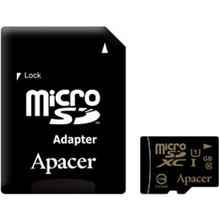 Карта пам'яті APACER microSDHC 8GB UHS-I U1 (AP8GMCSH10U1-R)