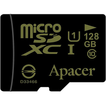 Карта пам'яті APACER microSDXC 128GB UHS-I U1 (AP128GMCSX10U1-R)