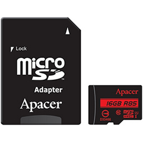 Карта памяти APACER microSDHC 16GB UHS-I U1 (AP16GMCSH10U5-R)