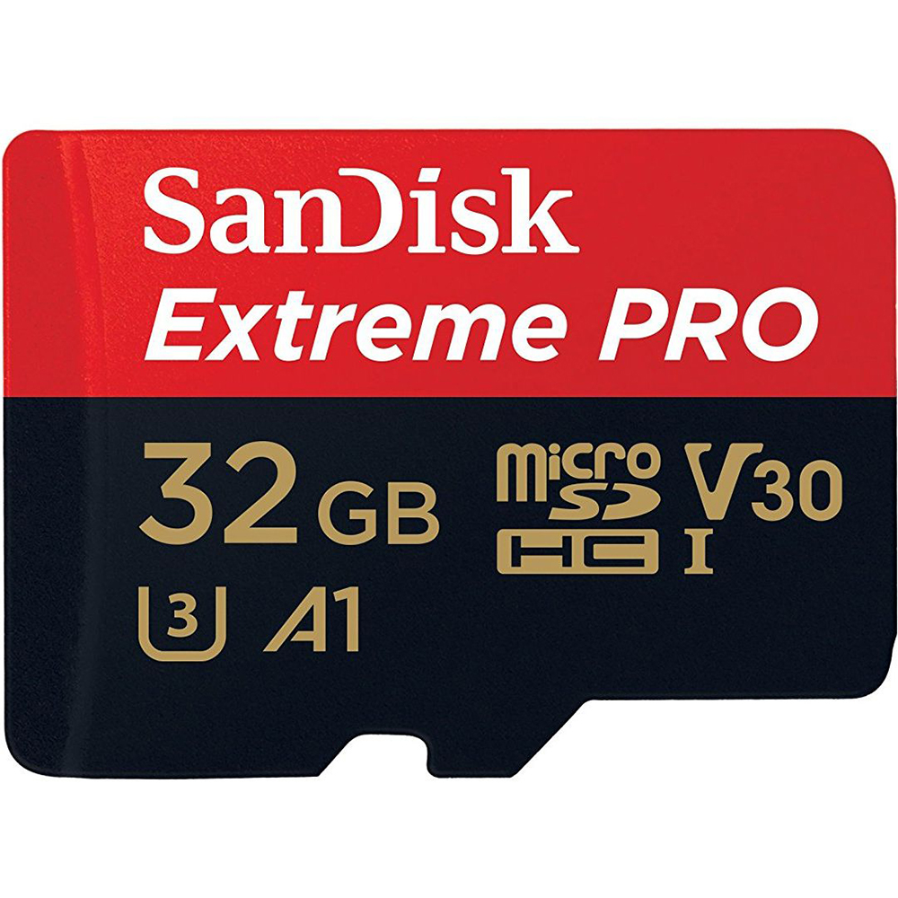 Карта пам'яті SANDISK microSDHC 32GB Extreme Pro A1 C10 V30 U3 (SDSQXCG-032G-GN6MA)