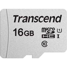 Карта памяти TRANSCEND microSDHC 300S 16GB UHS-I U1 (TS16GUSD300S)