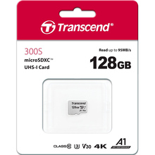 Карта пам'яті TRANSCEND microSDXC 300S 128GB UHS-I U3 (TS128GUSD300S)