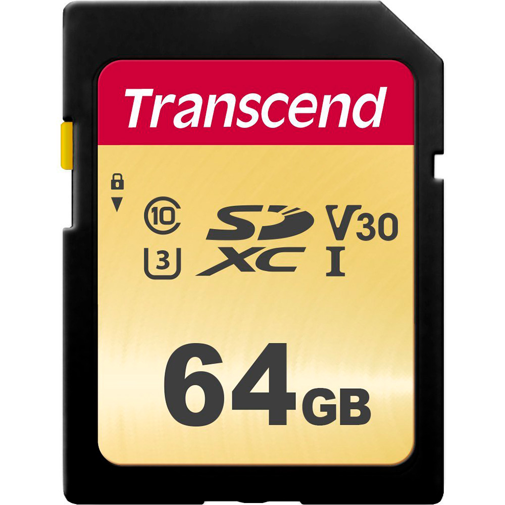 

Карта памяти TRANSCEND SDXC 500S 64GB UHS-I U3 (TS64GSDC500S), SDXC 500S 64GB UHS-I U3