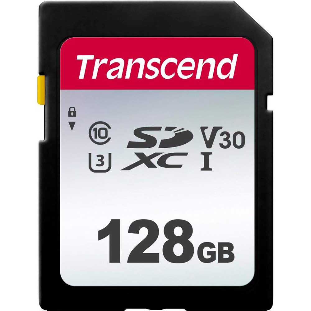 Карта памяти TRANSCEND SDXC 300S 128GB UHS-I U3 (TS128GSDC300S)