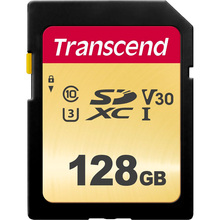 Карта пам'яті TRANSCEND SDXC 500S 128GB UHS-I U3 (TS128GSDC500S)