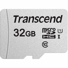 Карта пам'яті TRANSCEND microSDHC 32GB 300S UHS-I (U1) (TS32GUSD300S-A)