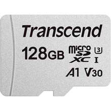 Карта памяти TRANSCEND microSDXC 128GB 300S UHS-I (U3) (TS128GUSD300S-A)