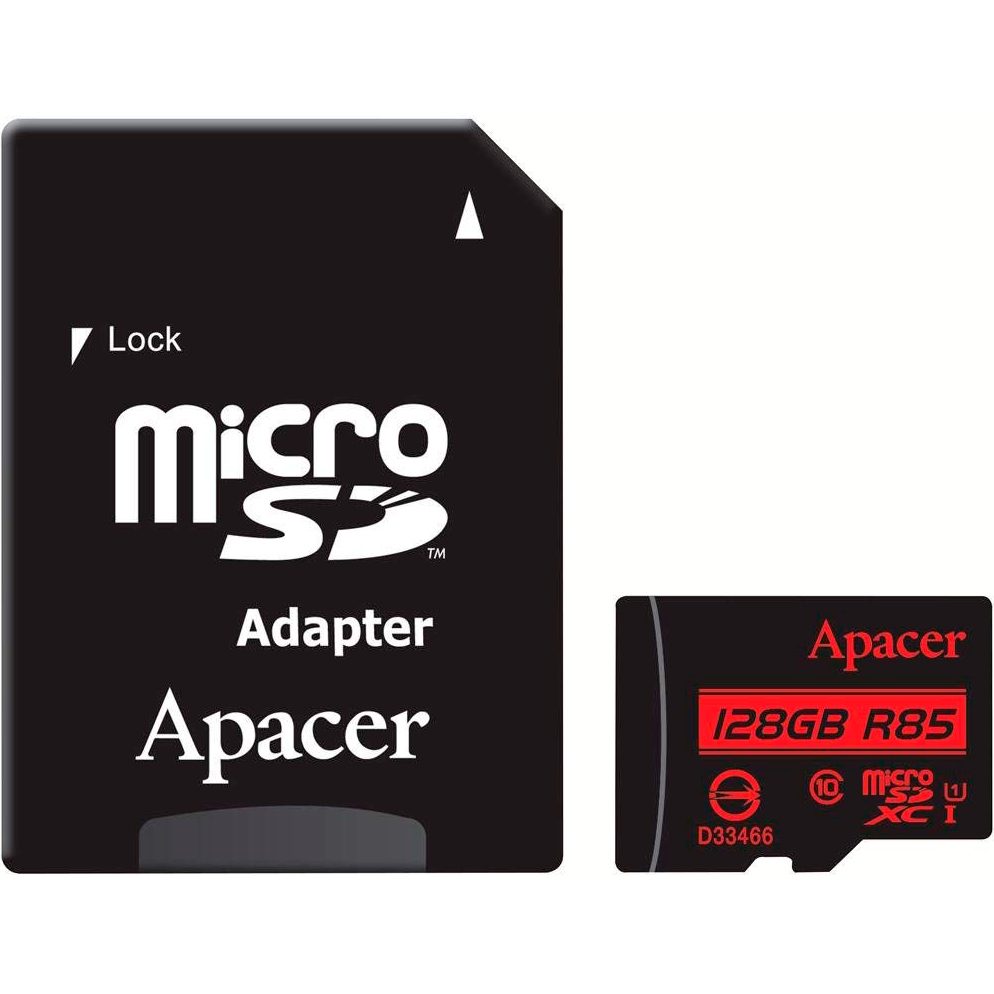 Карта пам'яті APACER microSDXC 128GB UHS-I (U1) (AP128GMCSX10U5-R)