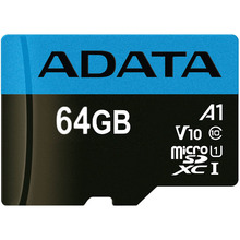 Карта пам'яті ADATA microSDXC 64GB C10 UHS-I (AUSDX64GUICL10-R)