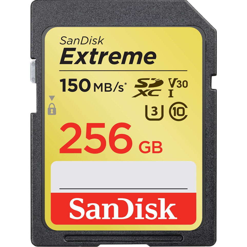 

Карта памяти SANDISK SDXC 256GB Extreme C10 V30 UHS-I U3 150MB/s (SDSDXV5-256G-GNCIN), SDXC 256GB Extreme C10 V30 UHS-I U3 150MB/s