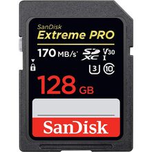 Карта пам'яті SANDISK SDXC 128GB Extreme PRO V30 UHS-I U3 170MB/s (SDSDXXY-128G-GN4IN)