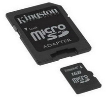 Карта пам'яті KINGSTON microSD 1 GB