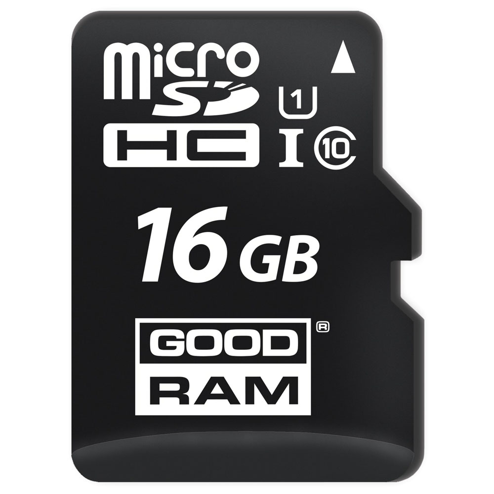 Карта пам'яті GOODRAM microSDHC 16GB Class 10 UHS I + ad (M1AA-0160R12) Тип карти micro-SD