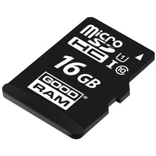 Карта пам'яті GOODRAM microSDHC 16GB Class 10 UHS I + ad (M1AA-0160R12)