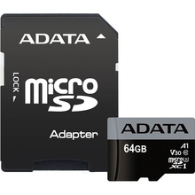 Карта пам'яті ADATA Premier Pro microSDXC 64GB (AUSDX64GUI3V30SA1-RA1)