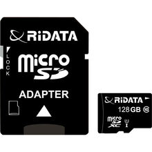 128 гб Карта пам'яті RIDATA microSDXC 128GB Class 10 UHS-I + SD адаптер (FF967403)