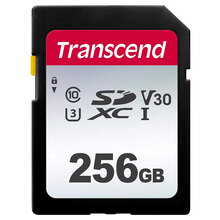 Карта памяти TRANSCEND SDXC 256GB 300S UHS-I U3 (TS256GSDC300S)